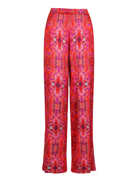 Eco Print Trousers Ina NJ Red