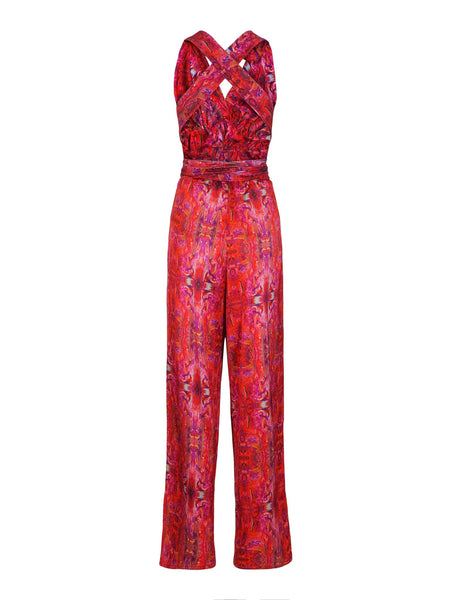 Eco Print Trousers Ina NJ Red