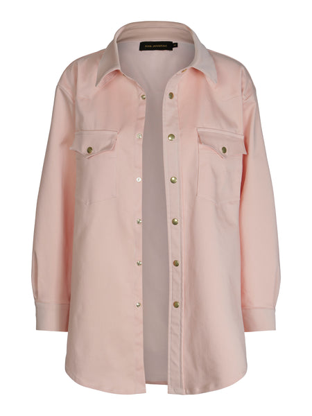 Recycled Shirt Jacket Amira Pink