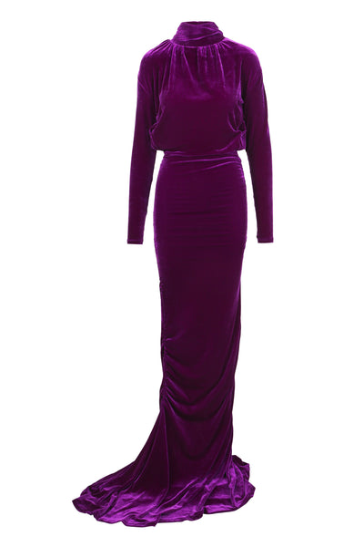 Dress Dina Velvet Violet