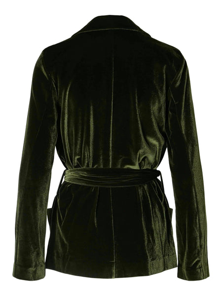 Jacket Amira Velvet Olive