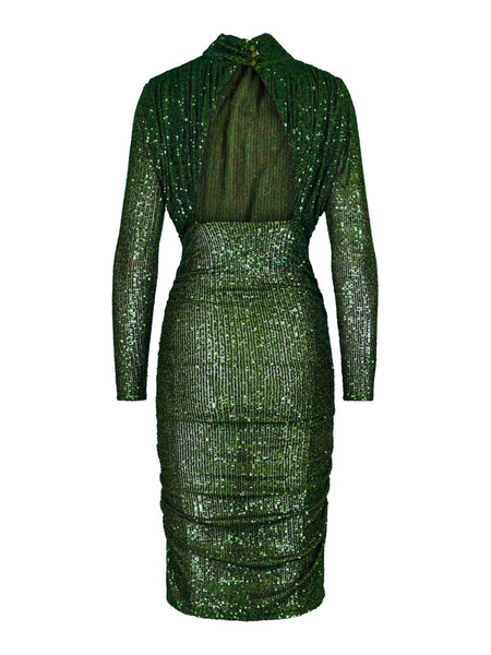 Dress Isabella Green Sequin